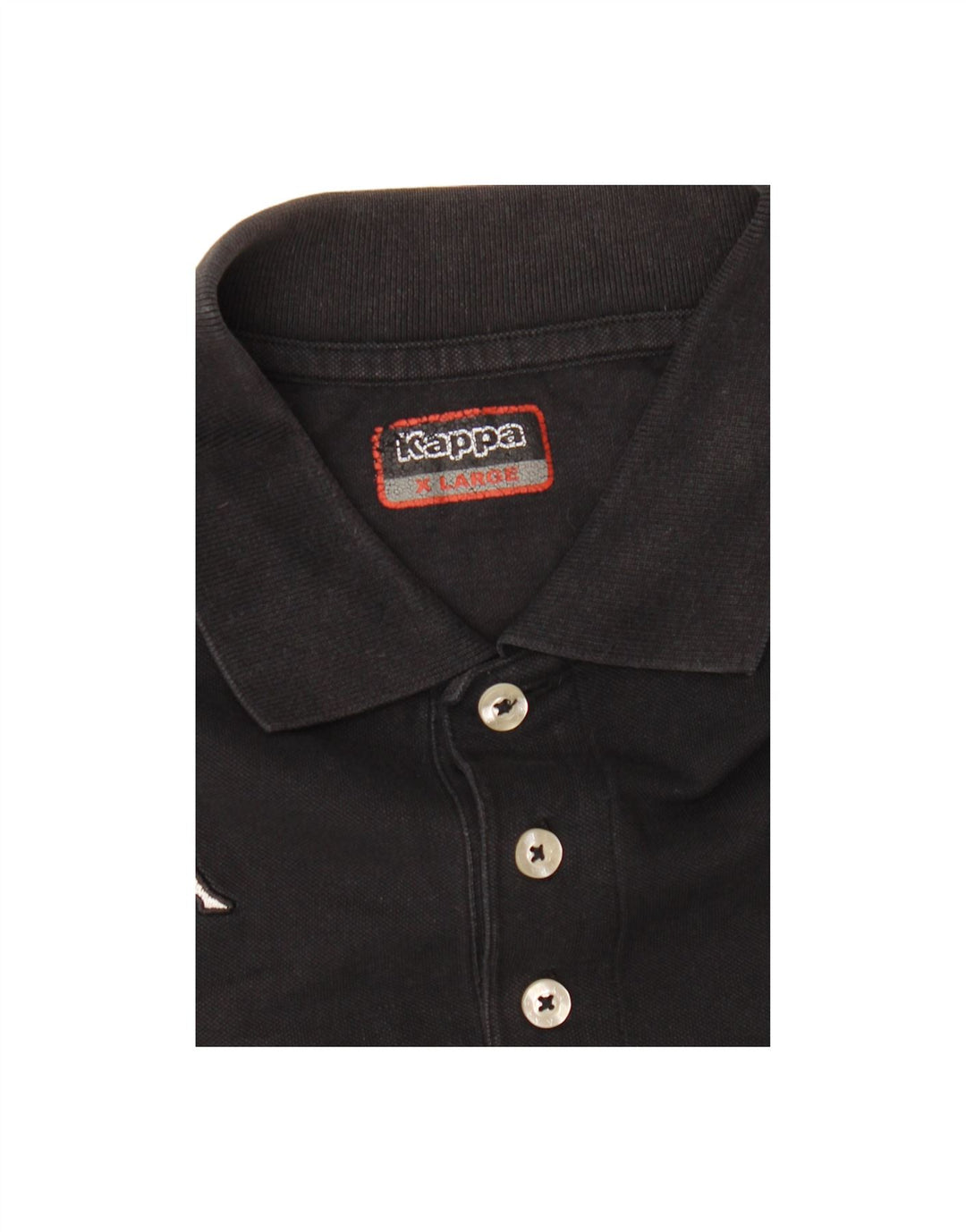KAPPA Mens Polo Shirt XL Black