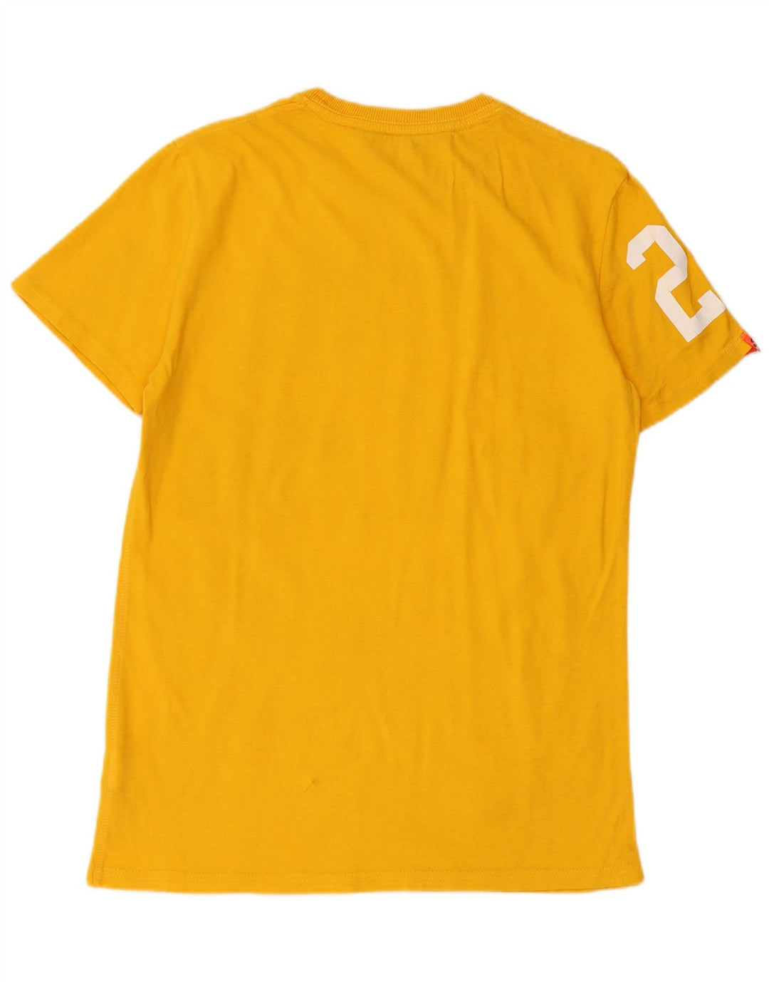 Superdry T-Shirt Graphique Homme Jaune Moyen Coton