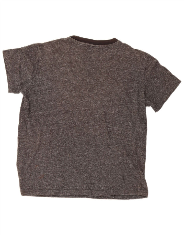 Champion T-shirt graphique surdimensionné pour femme UK 10 Petit gris moucheté