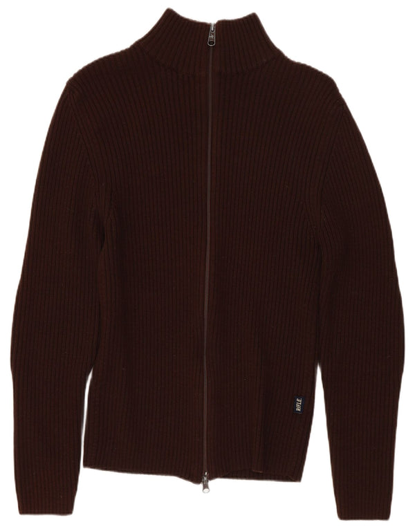 Rifle Cardigan pour femme Pull UK 10 Petit Marron