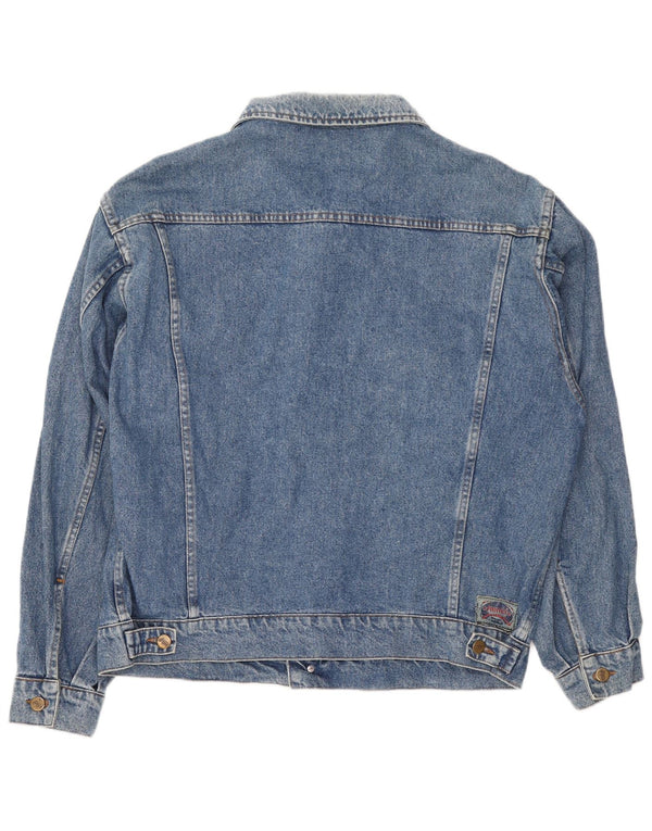 veste en denim homme vintage UK 42 XL Coton Bleu