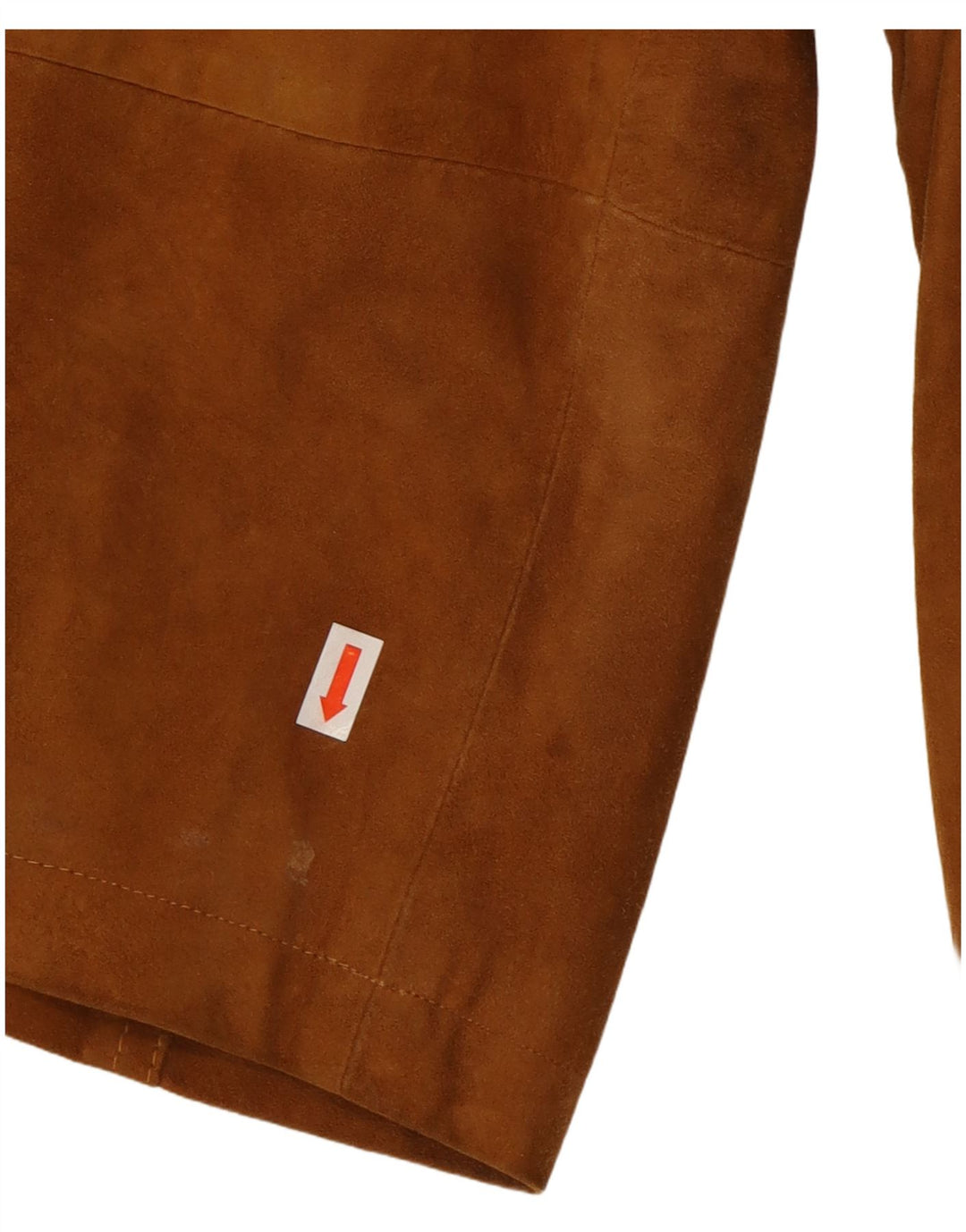 veste en daim homme vintage IT 46 petit cuir marron classique