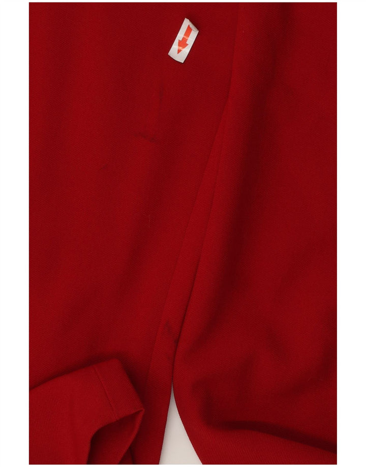 Zara Pantalon court pour femme Large W32 L25 Rouge Polyester