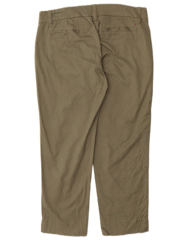 Tommy Hilfiger Pantalon de costume droit pour femme US 6 Medium W30 L27 Kaki