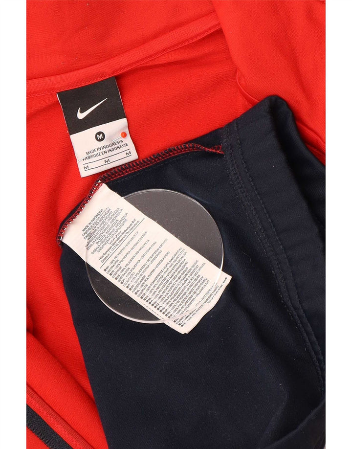 Nike Veste de survêtement pour homme en polyester color block rouge moyen