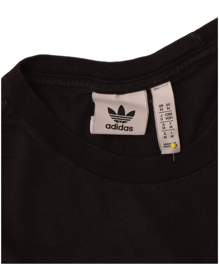 Adidas T-Shirt Homme Haut Noir Moyen Coton