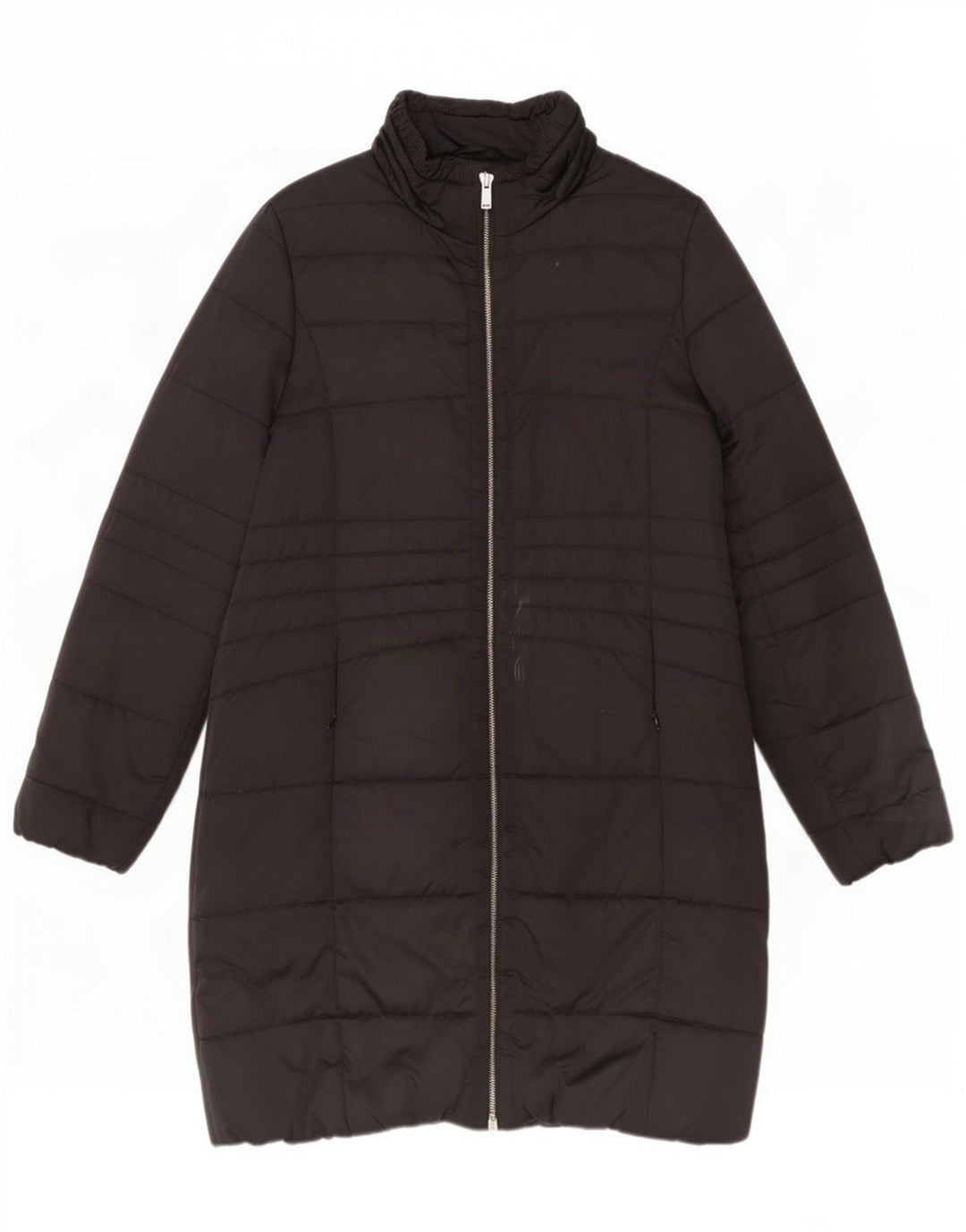Trussardi Manteau Rembourré IT 46 Large Noir Polyester |