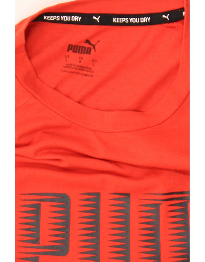 Puma T-Shirt Graphique Homme Grand Rouge