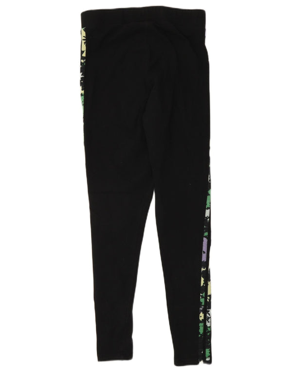 Adidas Leggings Femme UK 10 Petit Coton Noir