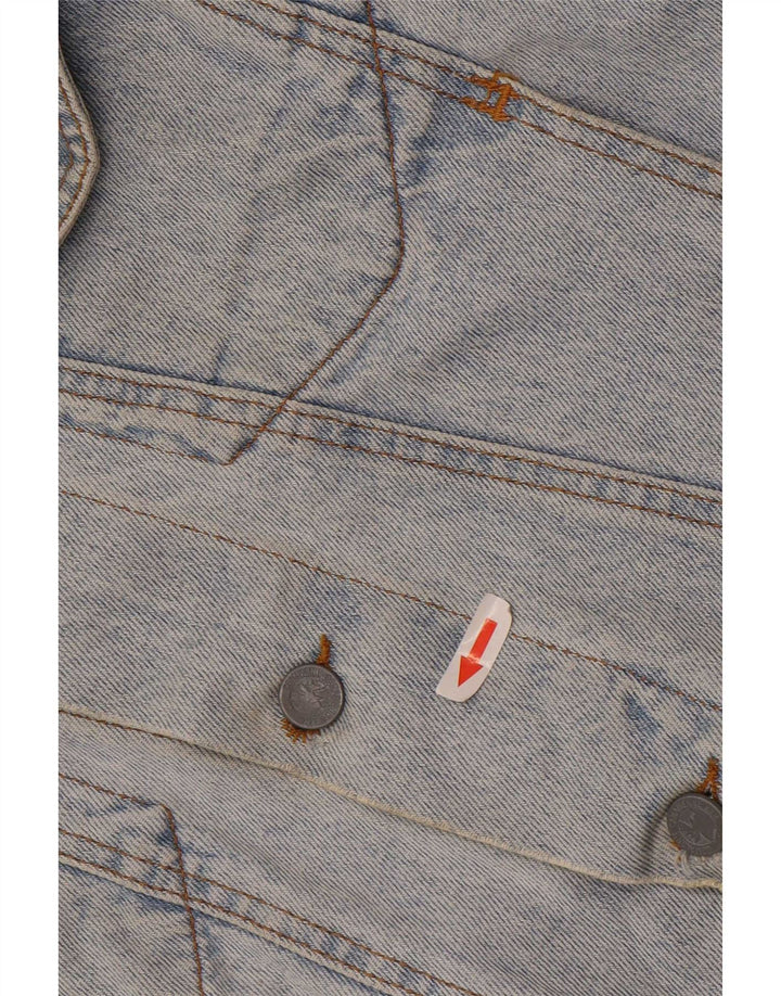 Compagnie Canadienne Veste en jean graphique pour homme UK 38 Bleu moyen
