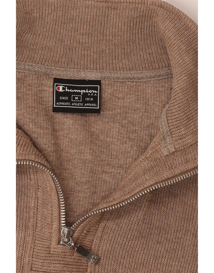 Champion Pull col zippé pour femme UK 14 Beige moyen