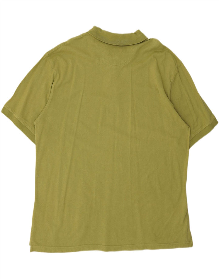 IZOD Mens Polo Shirt 2XL Green Cotton Vintage Izod and Second-Hand Izod from Messina Hembry 