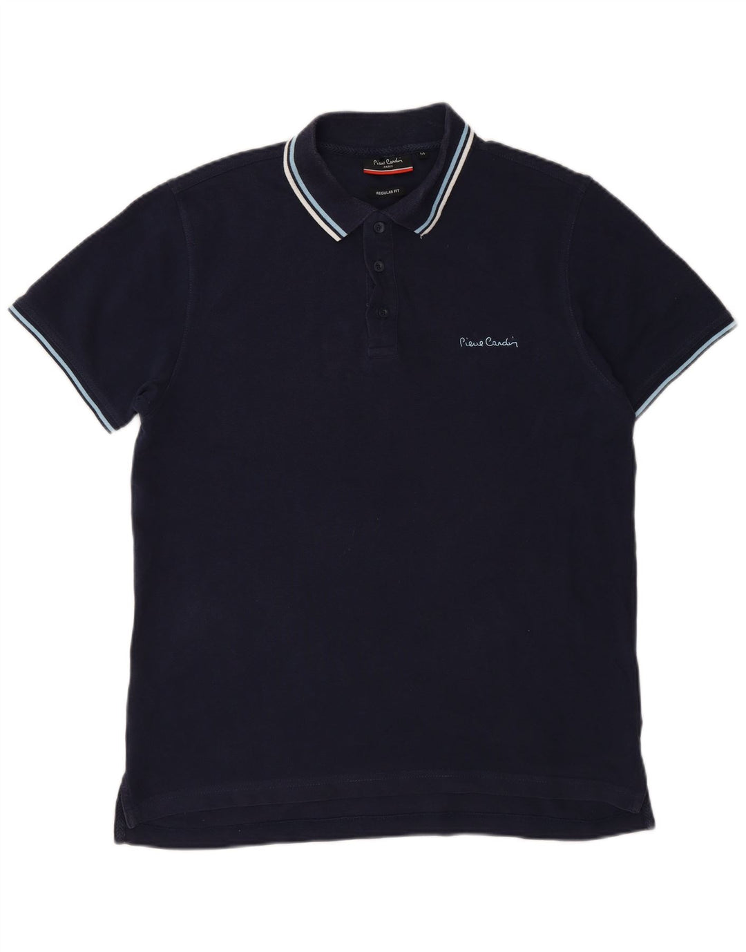 Pierre Cardin Polo Regular Fit Homme Bleu Marine Moyen Coton