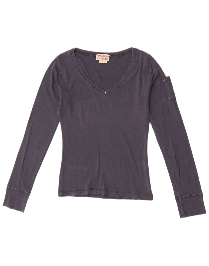 Marlboro Classics Haut à manches longues pour femme UK 18 XL Bleu marine