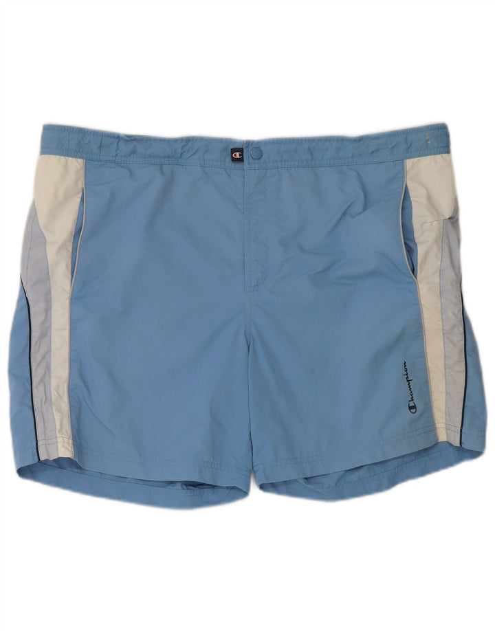 Champion Short de Bain Homme 2XL Bleu Colorblock Polyester