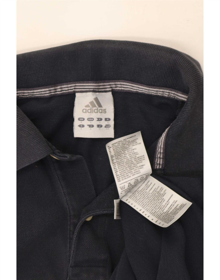 Adidas Polo Homme Petit Bleu Marine Coton