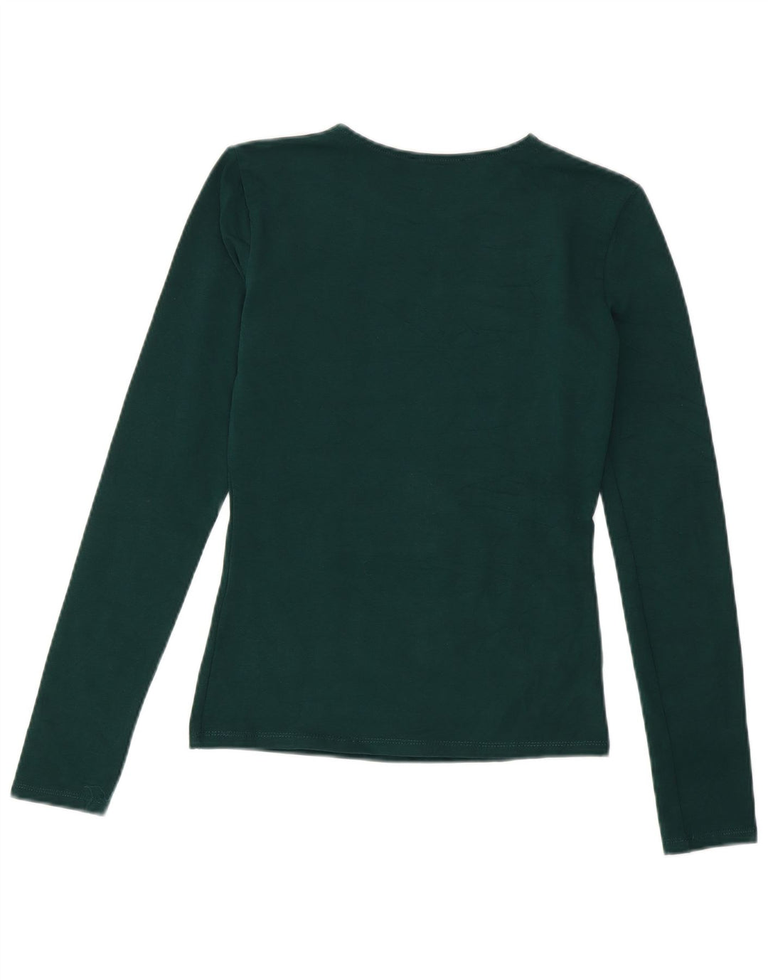 Zara Femme Top Manches Longues UK 10 Petit Vert