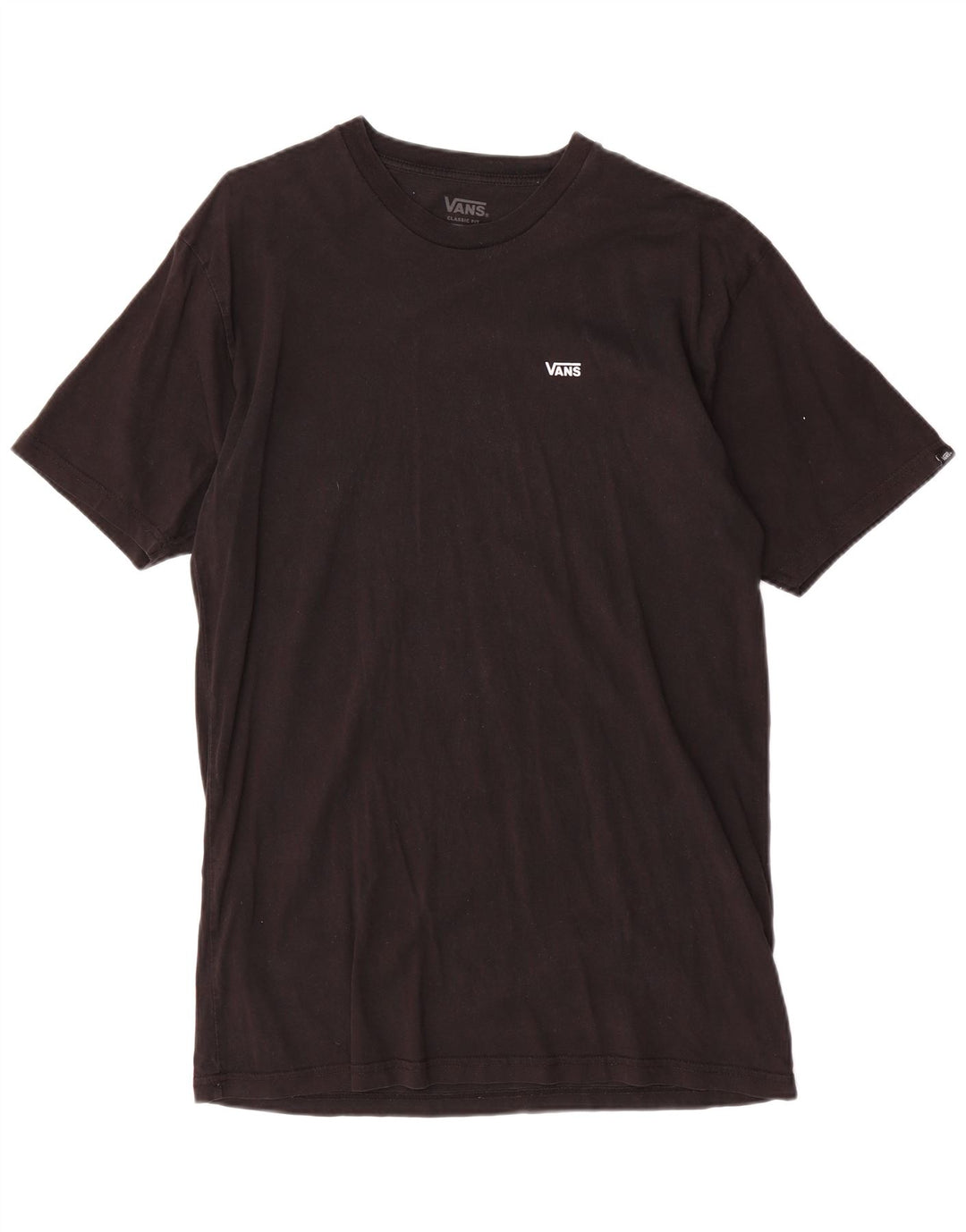 Vans T-shirt coupe classique pour hommes, grand, en coton noir