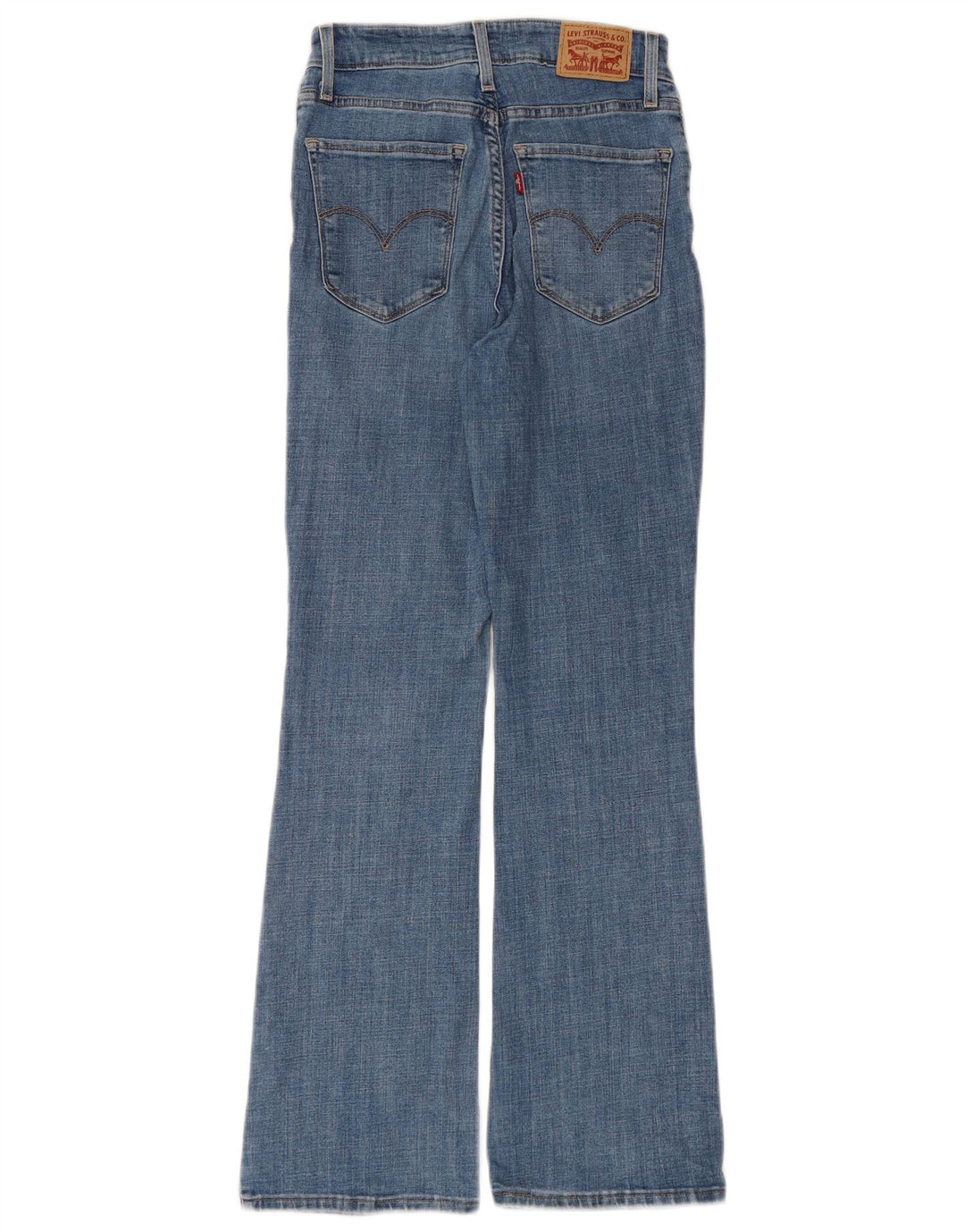 LEVI'S Jean Bootcut Taille Haute Femme 725 W26 L30 Bleu Coton