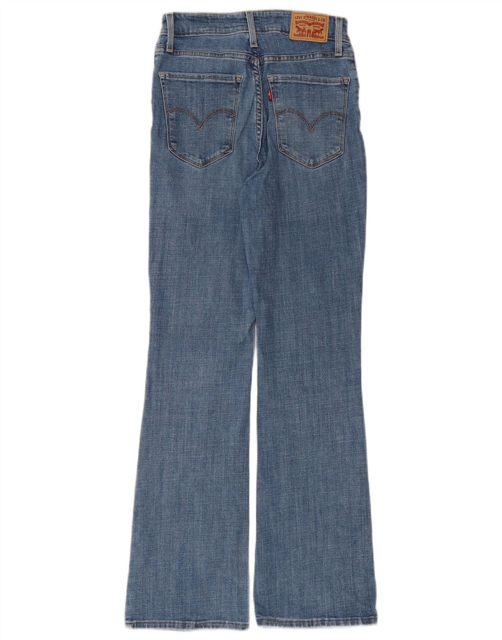 LEVI'S Jean Bootcut Taille Haute Femme 725 W26 L30 Bleu Coton