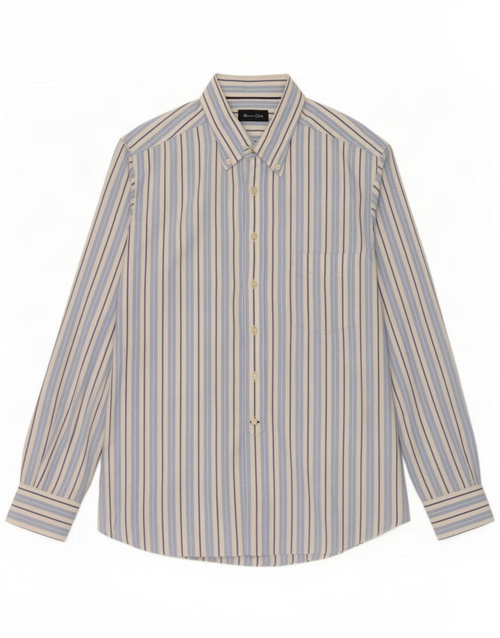 Massimo Dutti Chemise Homme XL Bleu Rayure