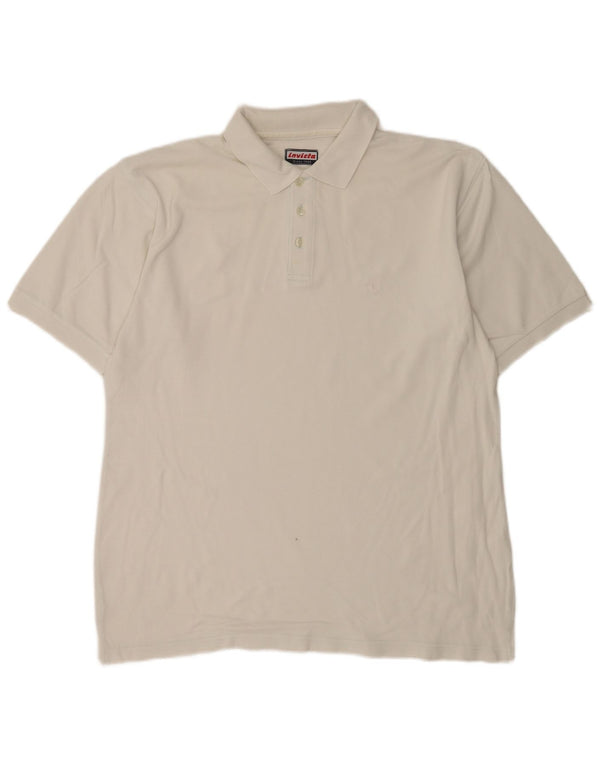 Invicta Mens Polo Shirt Large White