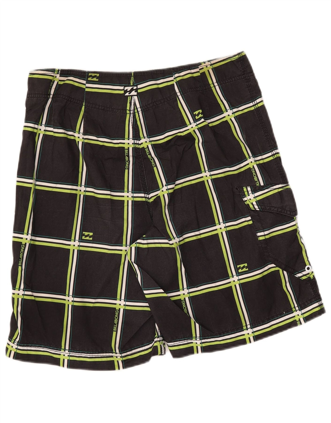 BILLABONG Short de Bain Homme Medium Black Check Polyester