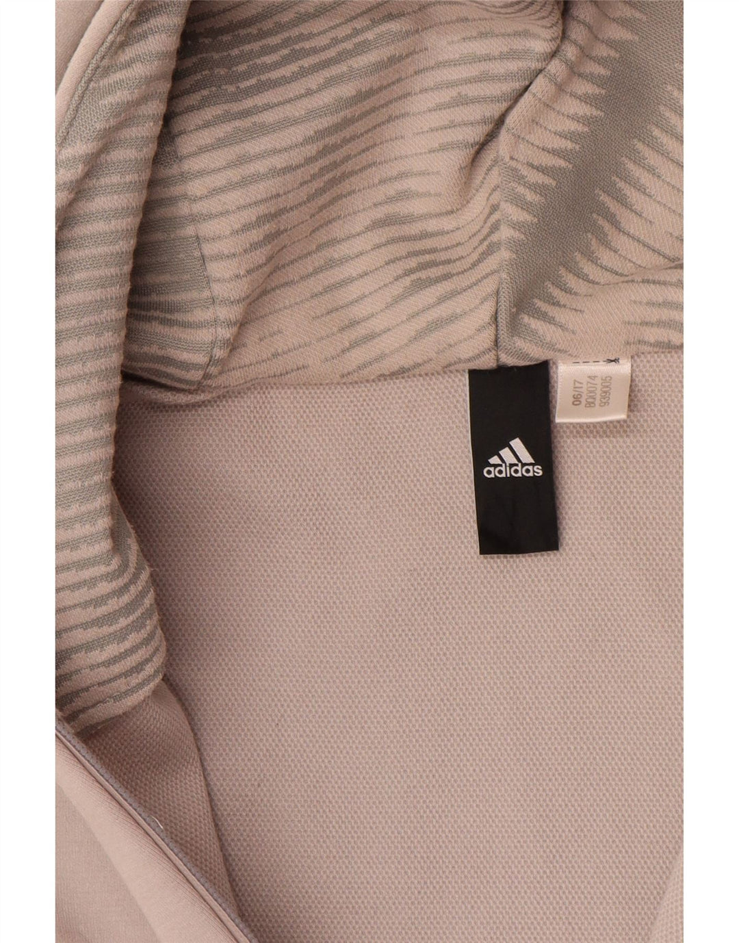 ADIDAS Pull à capuche zippé pour homme XL Gris