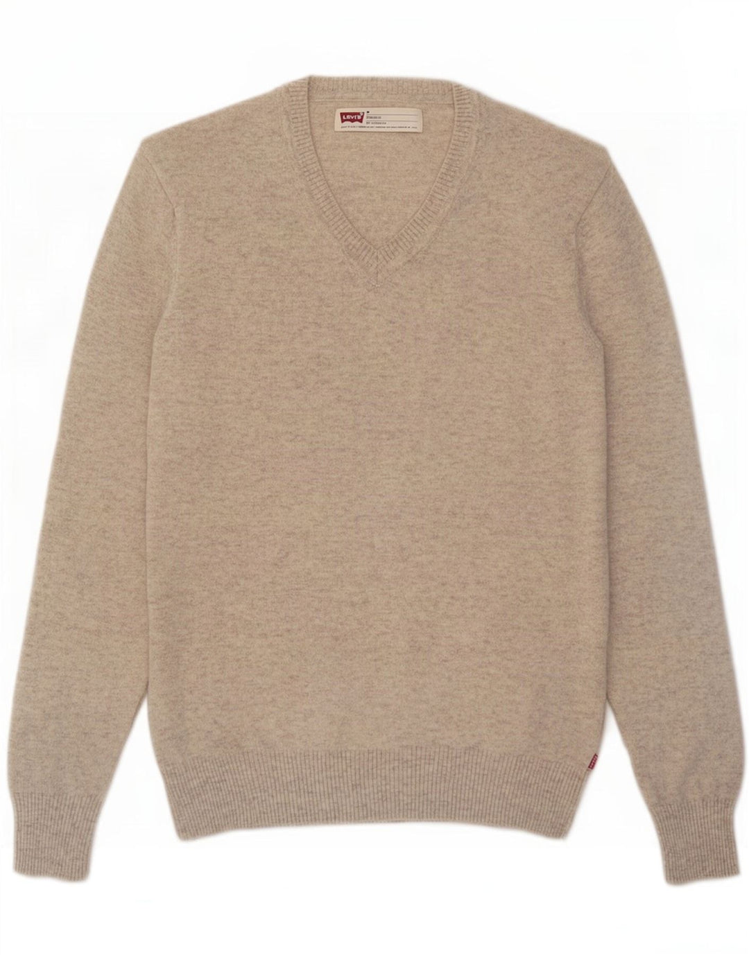 Levi's Pull Standard Fit V-neck Jumper Homme Beige Moyen