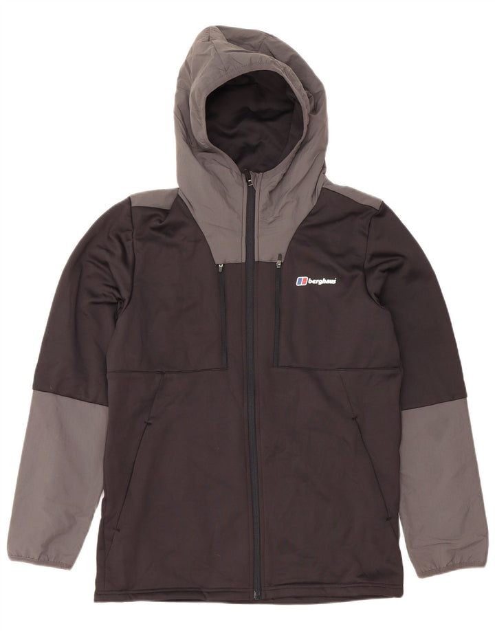 BERGHAUS Pull à capuche zippé garçon 12-13 ans Noir Polyester