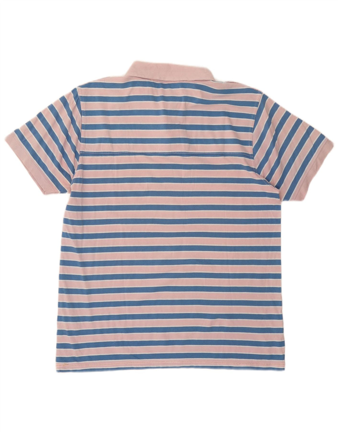 FILA Polo Homme Rose Moyen Rayé Coton