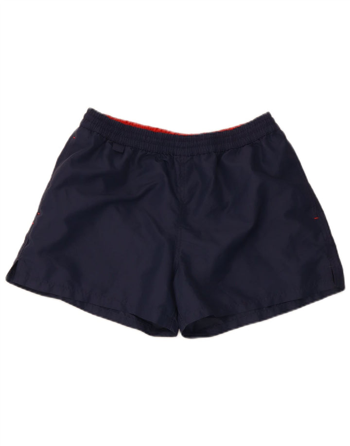 Fila Short de Sport Graphique Homme Bleu Marine Moyen Polyester