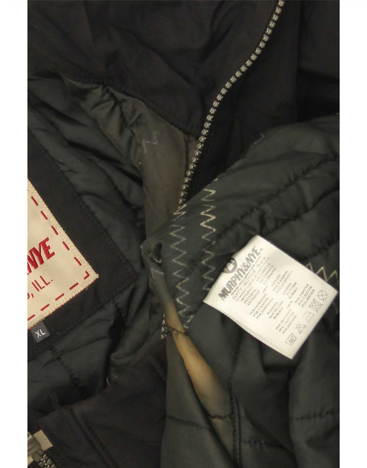 Murphy & Nye Veste Bomber Homme UK 42 XL Noir Polyamide
