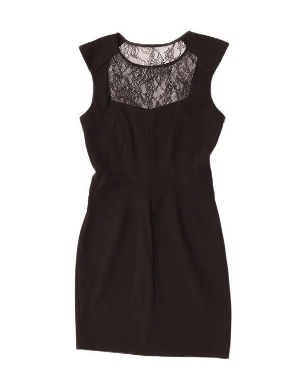 Oasis Robe fourreau pour femme UK 42 Medium Noir Polyester