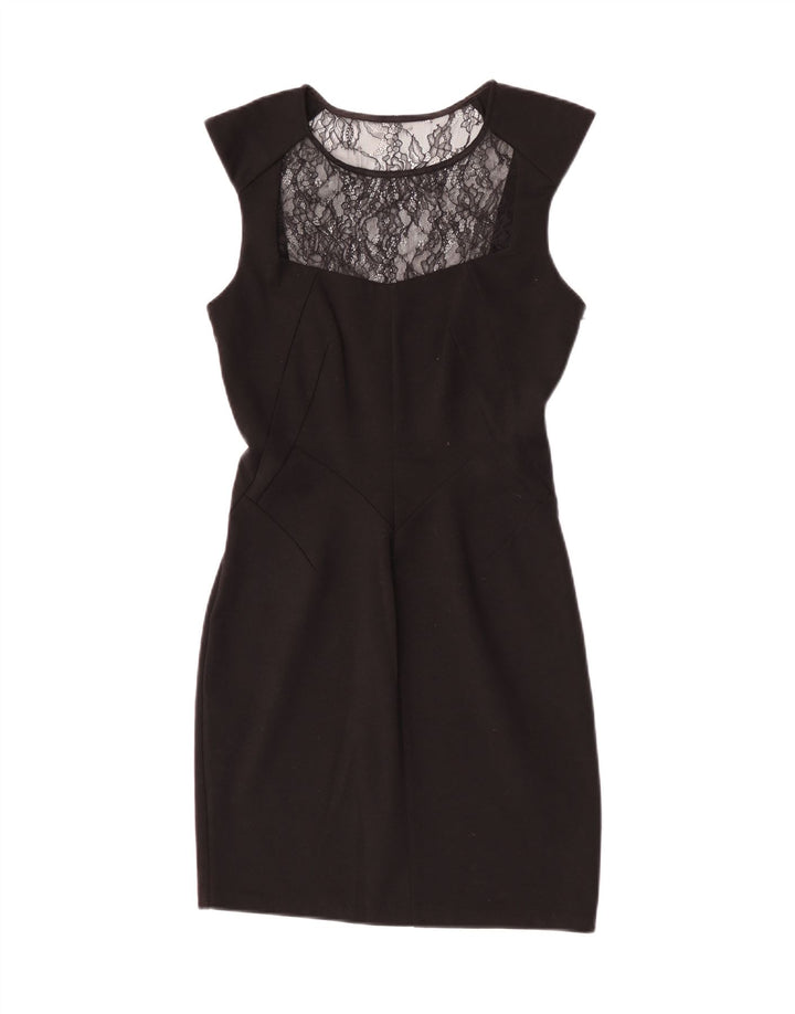 Oasis Robe fourreau pour femme UK 42 Medium Noir Polyester