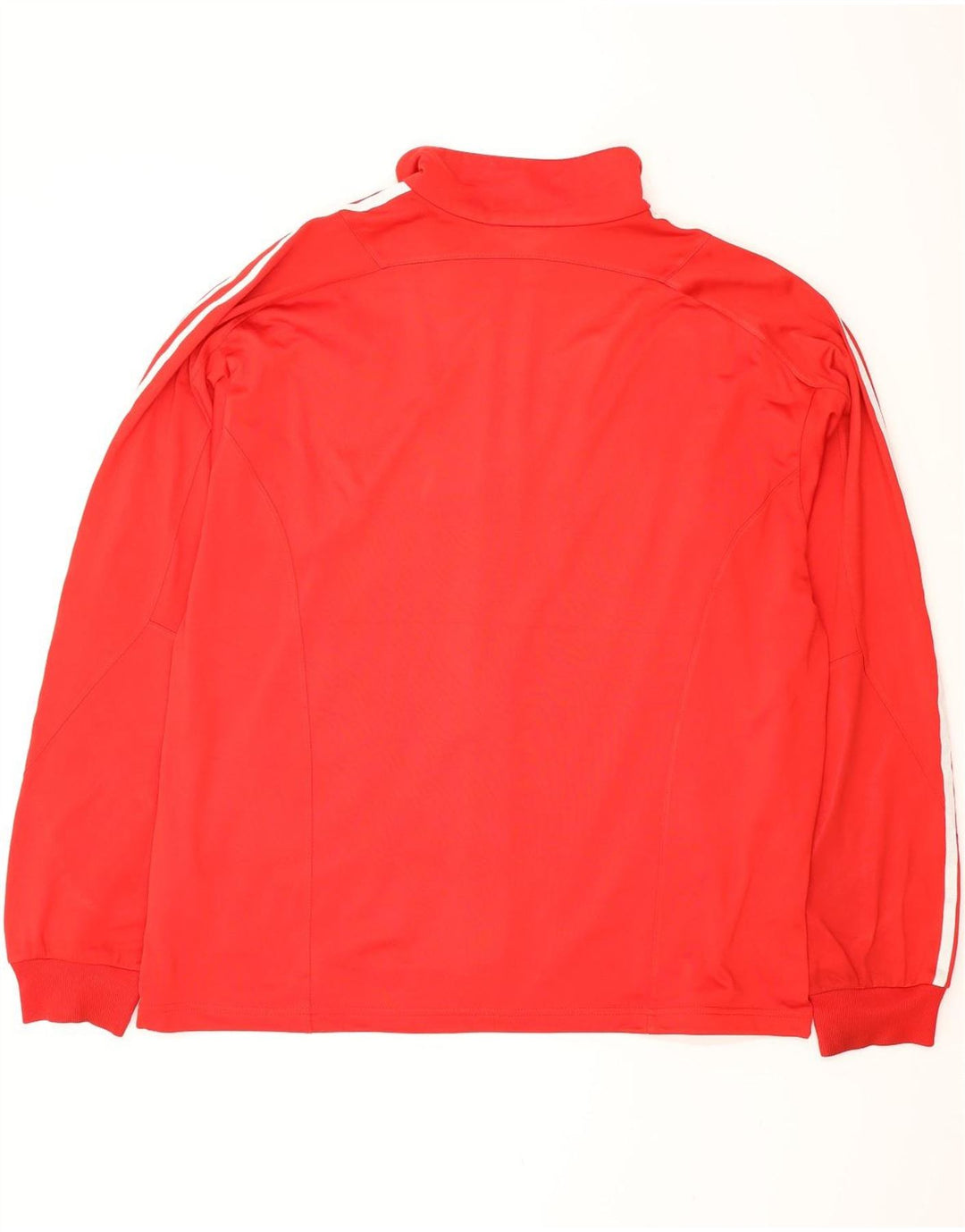 Adidas Veste de survêtement pour homme Large Rouge Colorblock Polyester