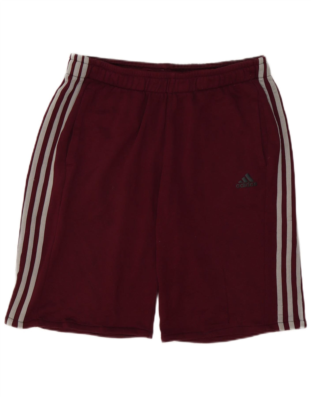 Adidas Short de sport Climalite pour homme Taille L en polyester bordeaux