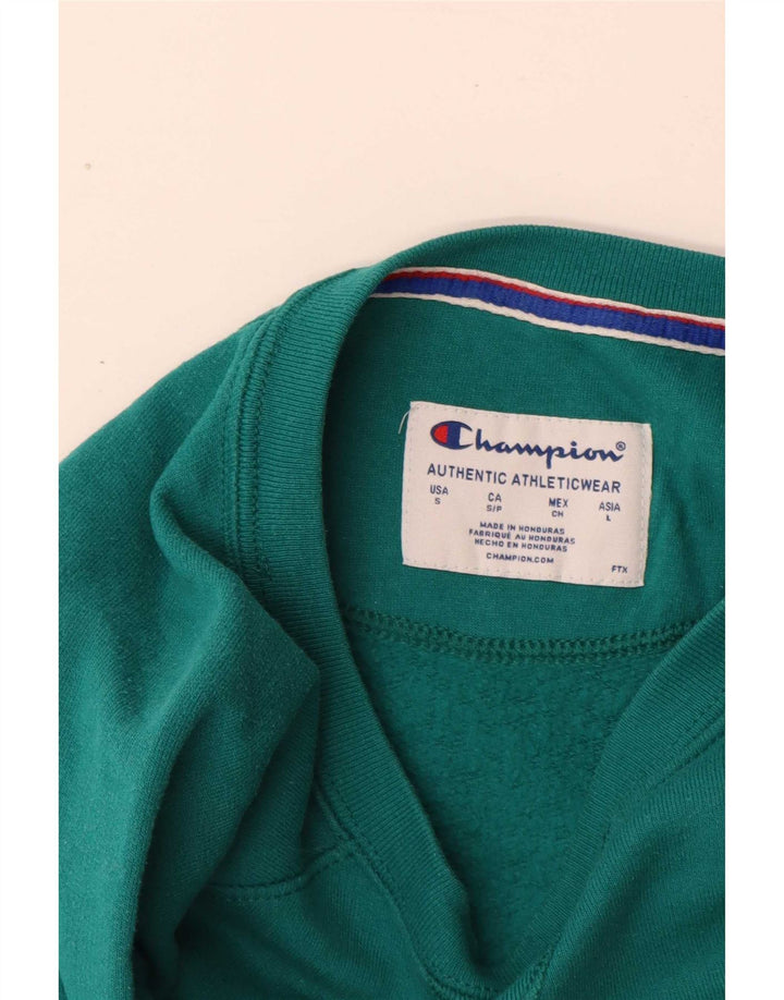 Champion Sweat-shirt graphique pour homme Petit vert Polyester