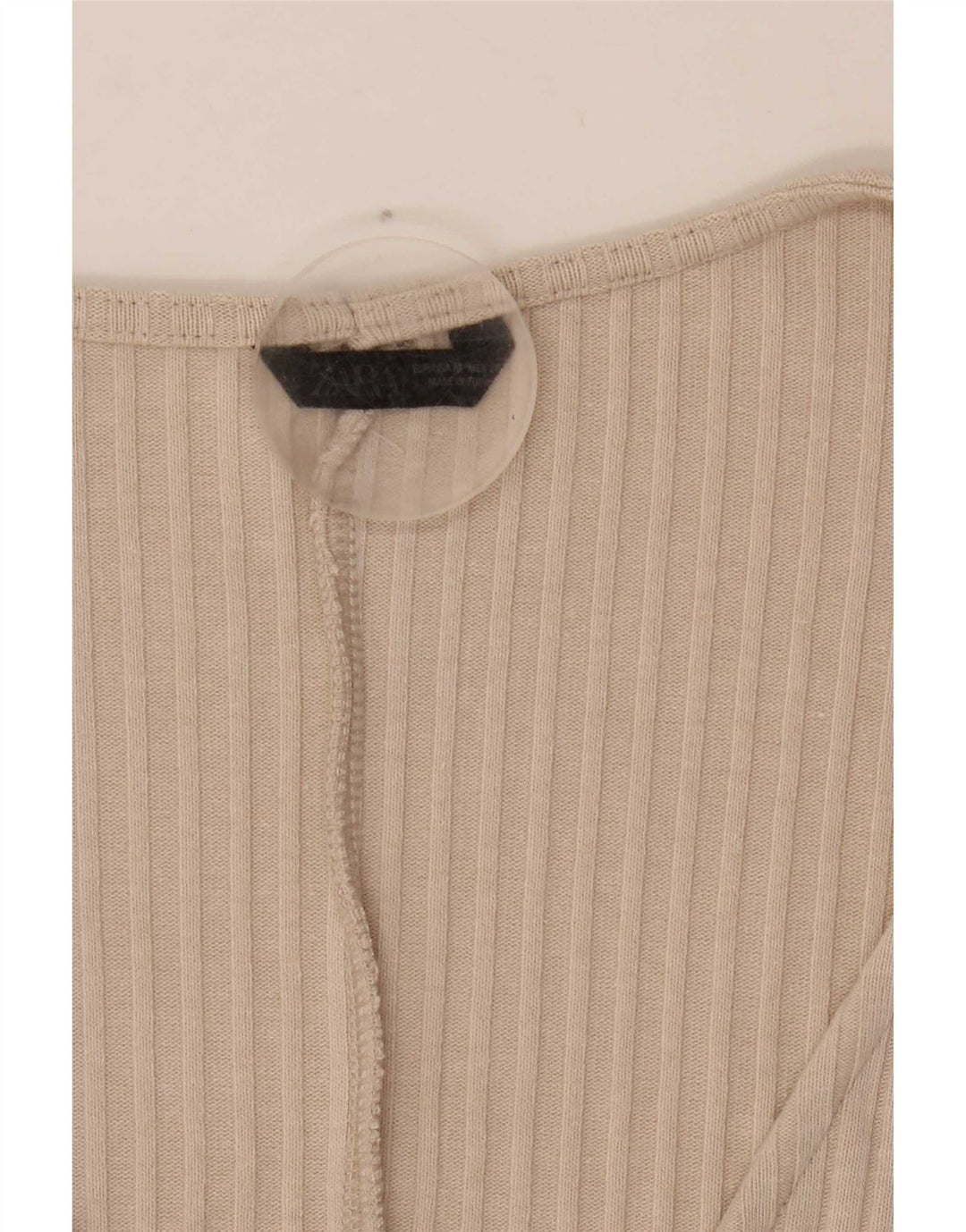 Zara Femme Blouse Poncho Asymétrique Top Taille Unique Beige
