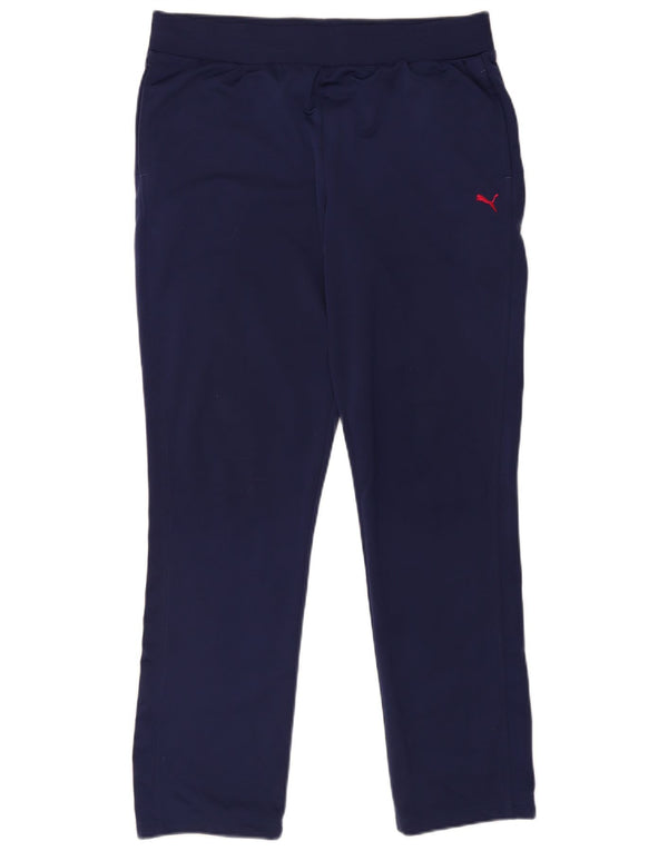 Puma Pantalon de survêtement pour femme UK 16 Large Bleu marine