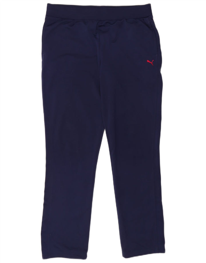 Puma Pantalon de survêtement pour femme UK 16 Large Bleu marine