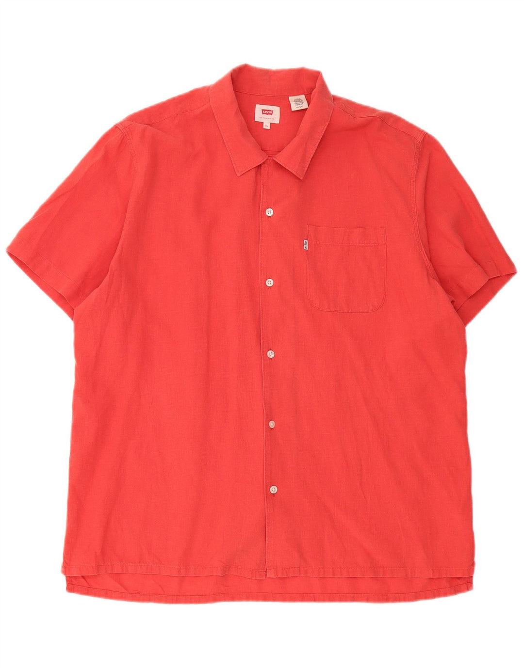 Levi's Chemise à Manches Courtes Homme XL Rouge