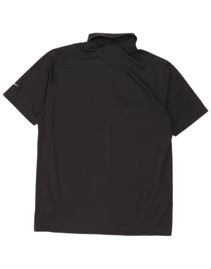 Polo Nike Dri Fit pour hommes, grand, noir, polyester