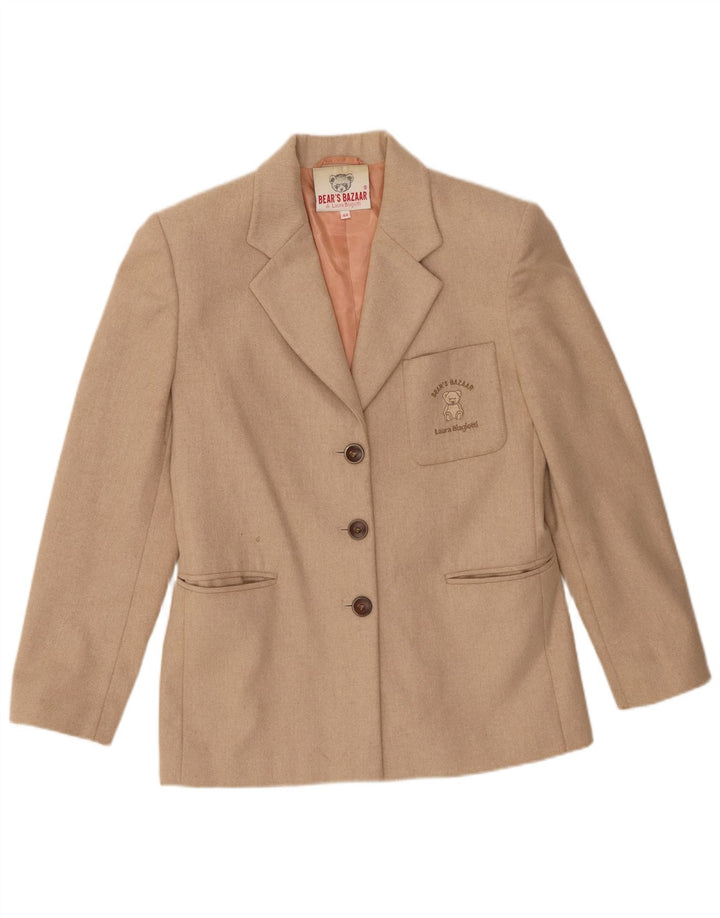 Laura Biagiotti Veste Blazer Bear's Bazaar Femme IT 42 Beige Moyen