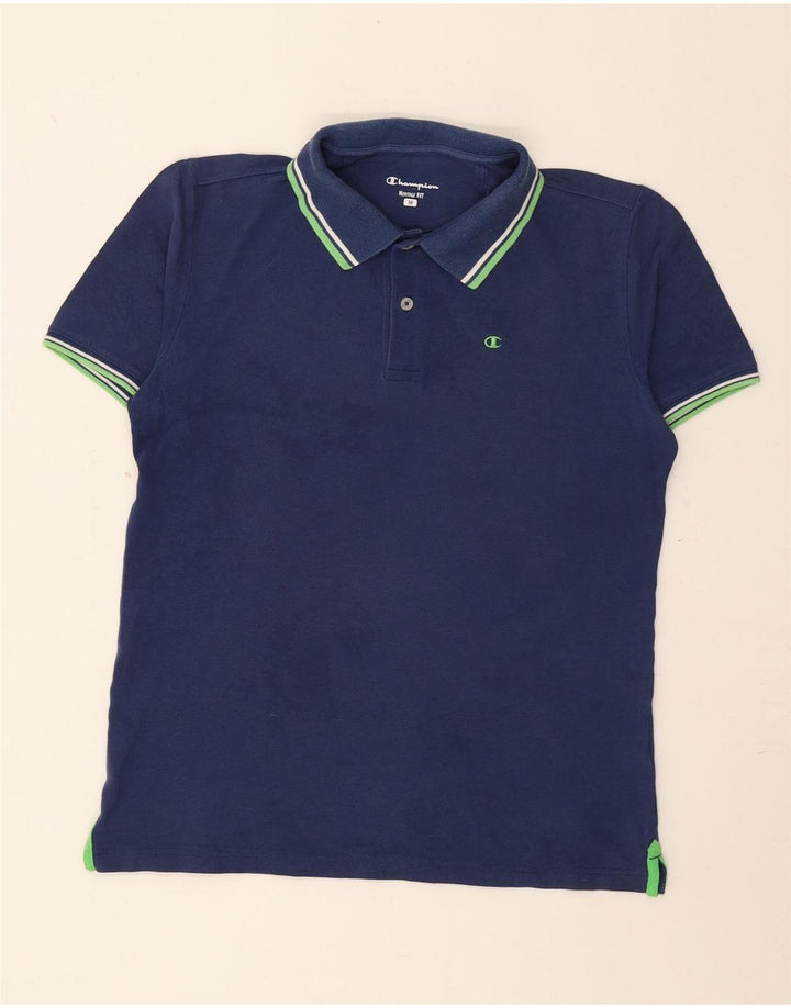 Champion Polo Herritage Fit Homme Bleu Moyen