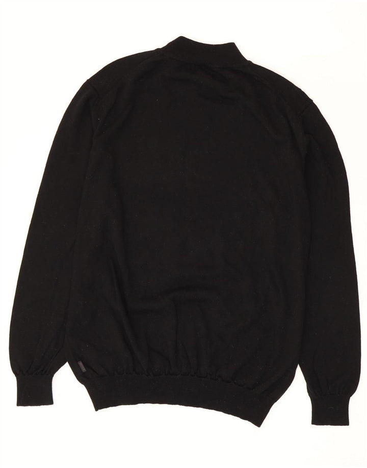 Hugo Boss Pull col roulé pour homme 3XL Laine vierge noire