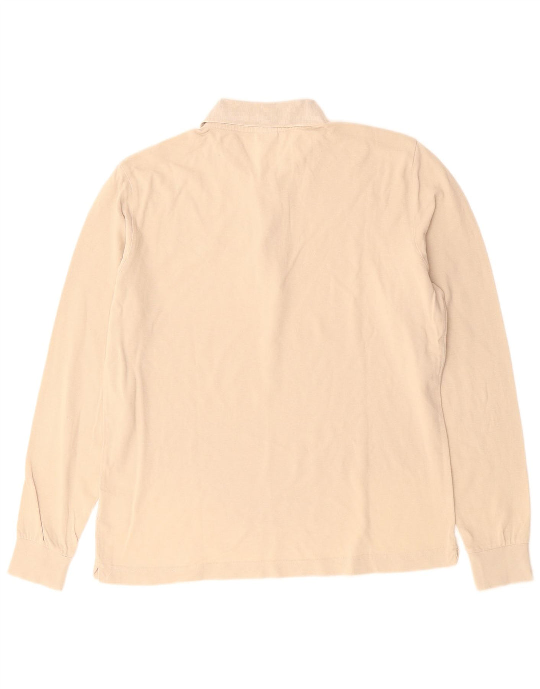 KAPPA Polo à Manches Longues Homme Petit Coton Beige