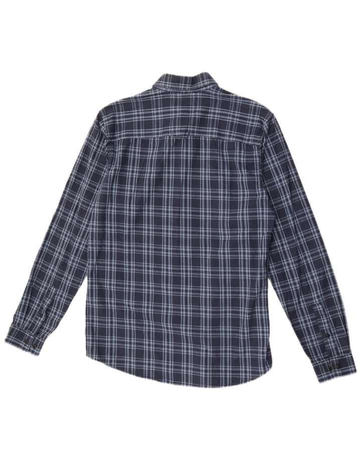Jack & Jones Chemise Slim Fit en Flanelle Homme Bleu Marine à Carreaux