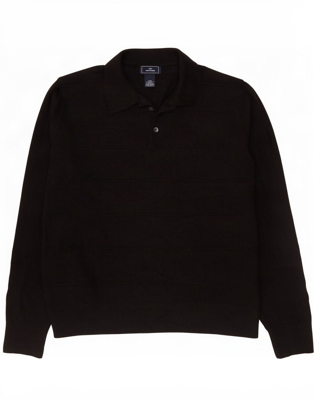 Dockers Pull Col Polo Homme Noir Moyen Acrylique