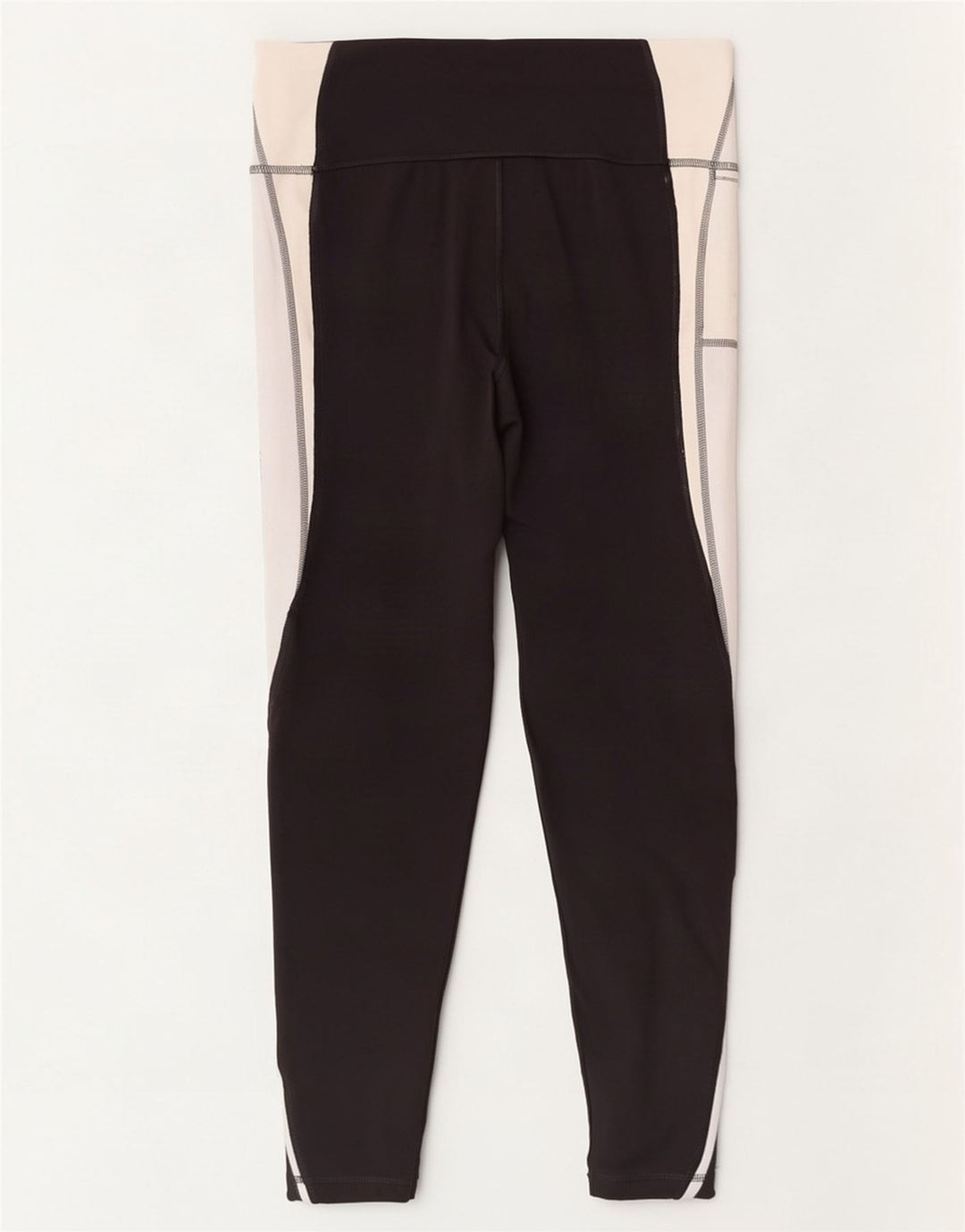 Puma Legging court pour femme UK 46 Large Noir Colorblock Polyester